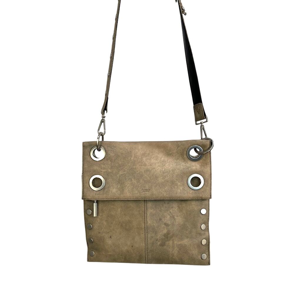 Hammitt Montana Reversible Large Brushed Gold/ Black Leather